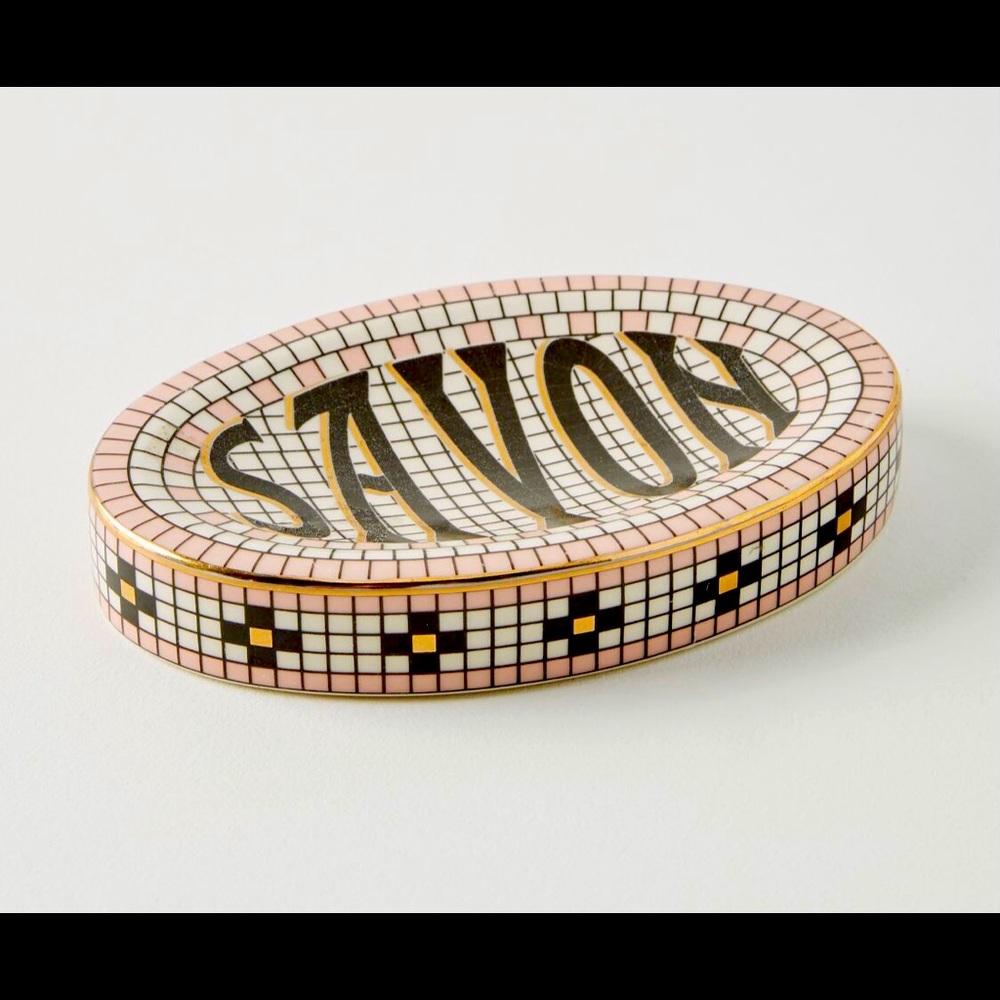 Bistro Tile Savon Soap Dish NEW!